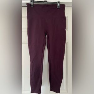 Spanx brand wine colored leggings